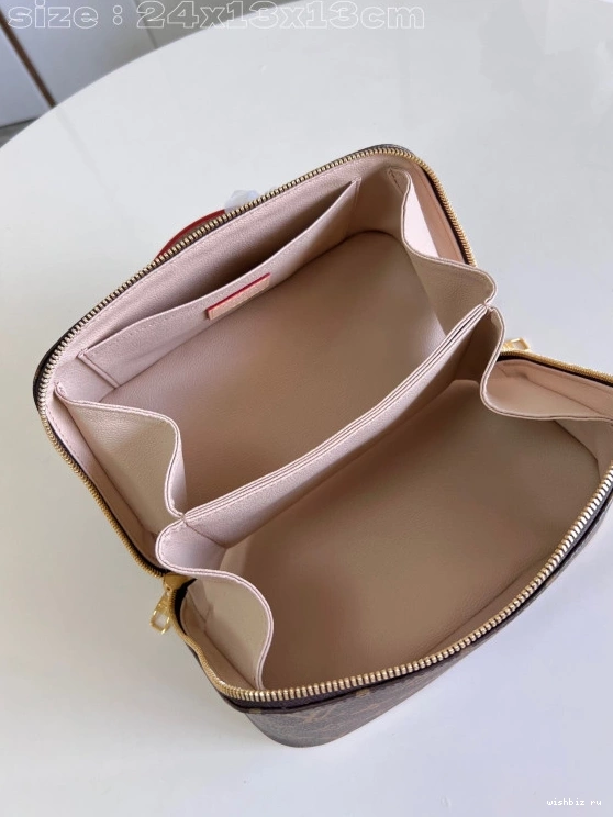 WIS LOUIS TOILETRY BAG-24*13*13CM VUITTON 0806